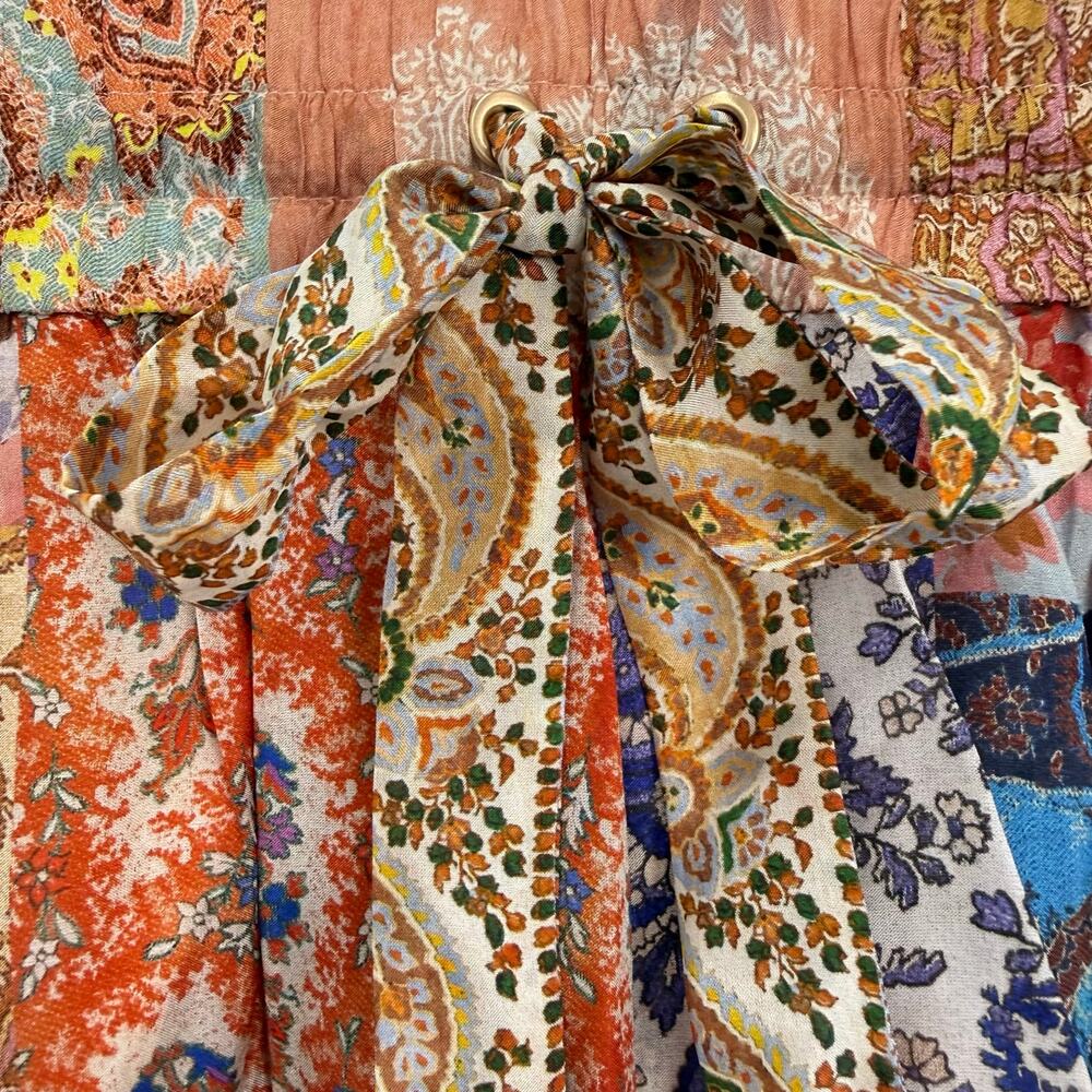 Zimmermann Devi Patchwork Printed Wide-Leg Silk P… - image 6